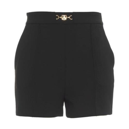 Sorte Shorts Aw24 Modellhøyde 178cm