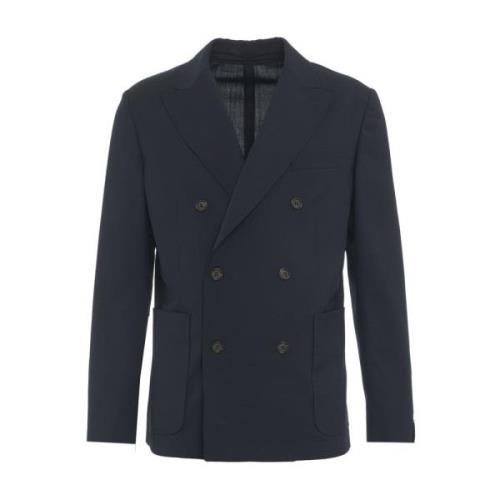 Blå Blazer Aw24 Herreklær