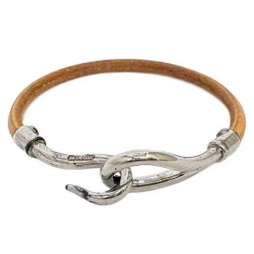 Pre-owned Leather hermes-jewelry