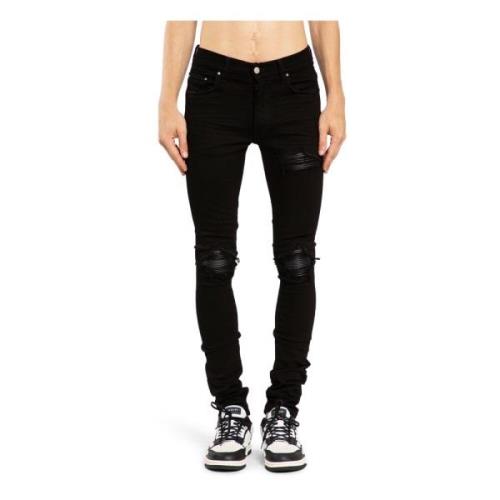 Svart Stretch Denim Skinny Jeans