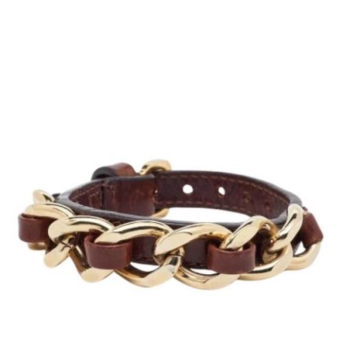 Pre-owned Leather bracelets