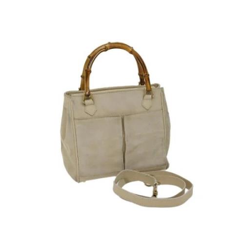 Pre-owned Suede handbags