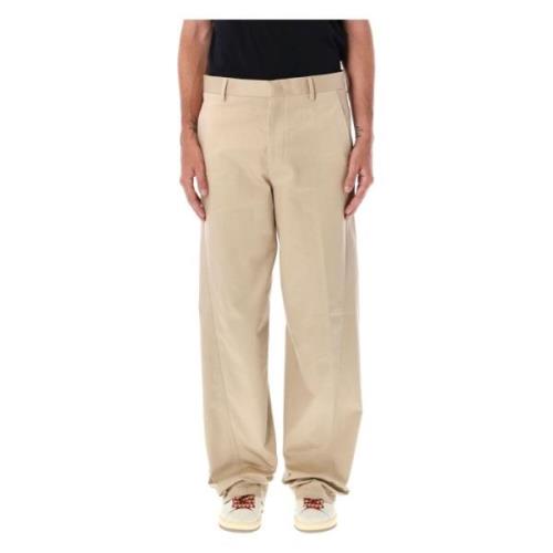 Twisted Chino Bukser Beige Aw23