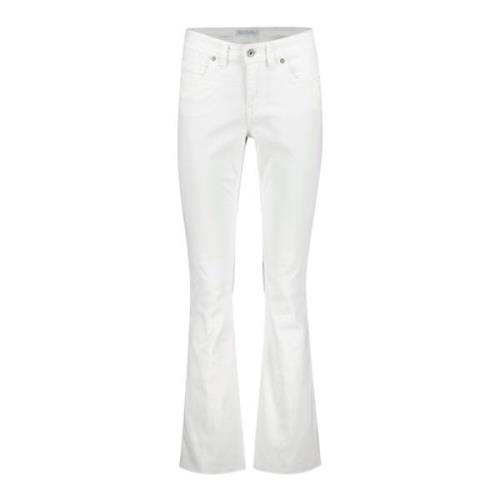 Off White Bootcut Denim Bukse Babette