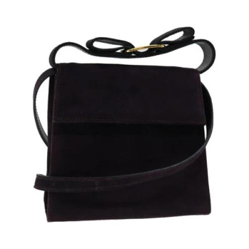 Pre-owned Suede handbags