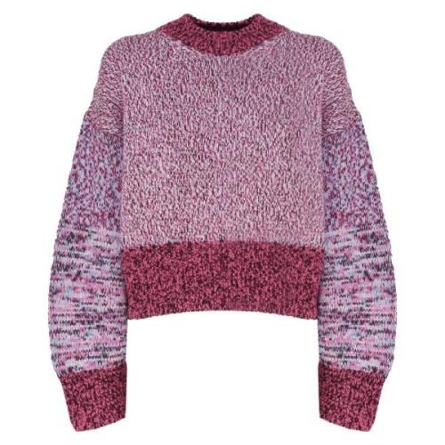 Runway Multicolor Crewneck Sweater Lilla Ull