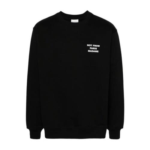 Svart Sweatshirt Aw24 Herremote