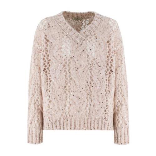 Stilig Sequin V-Neck Sweater