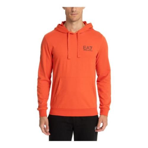 Snøring Mønstret Logo Lomme Hoodie