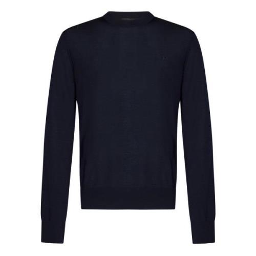 Blå Ull Crewneck Genser Aw24