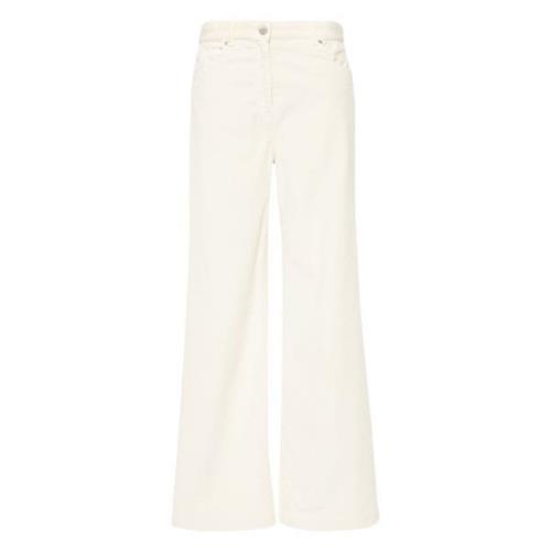 Wide Leg Bukser Bianco Latte