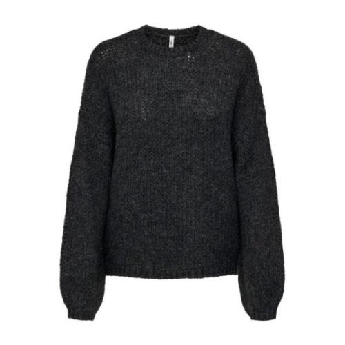 Myk Strikket Pullover Genser