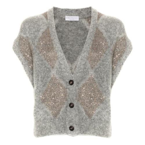 Pico Neck Cardigan Vest