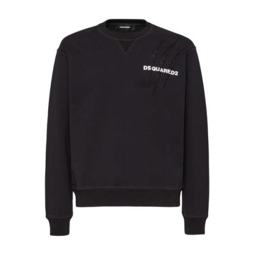 Svart Sweatshirt Aw24 Herremote