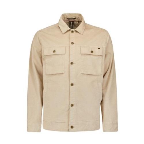 Corduroy Button-Up Overshirt