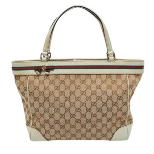 Pre-owned Canvas gucci-bags