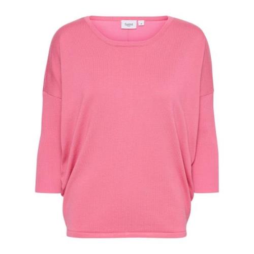 Milasz R-Neck Pullover Sweater Chateau Rose