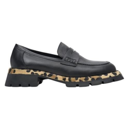 Dyretrykk Skinn Loafers