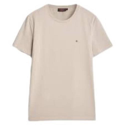 Khaki Lily Brodert Tee T-Skjorte