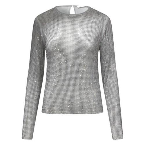 Glitrende Rhinestone Festtopp