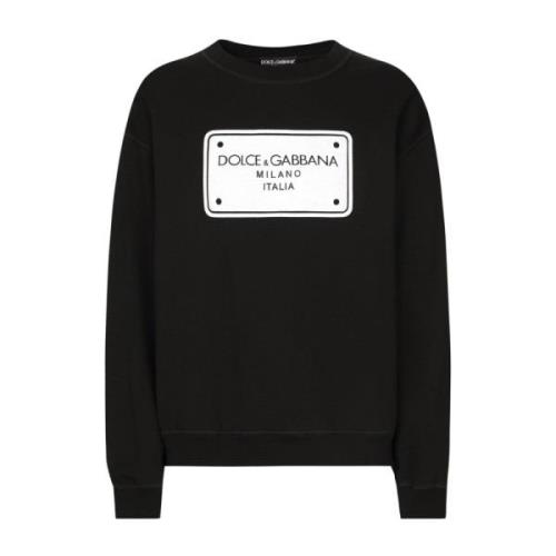 Svart Sweatshirt Aw24 Herreklær