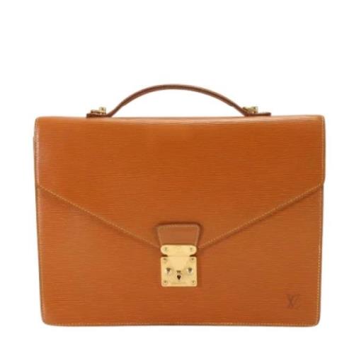 Pre-owned Leather briefcases