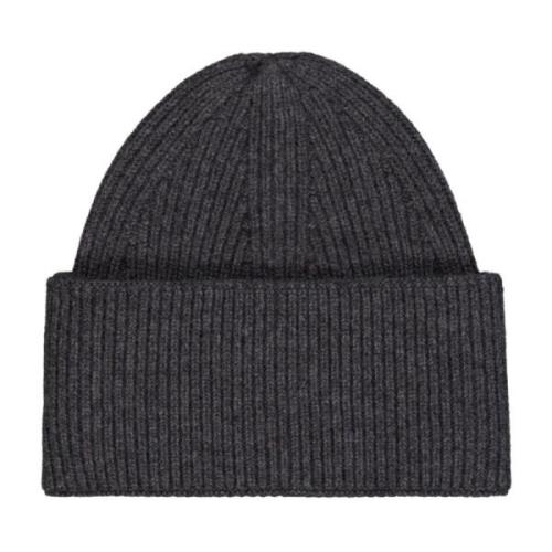 Kasjmir Ribbestrikket Beanie Lue