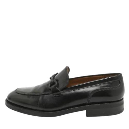 Pre-owned Leather flats