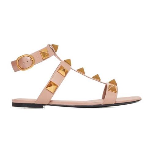 Rosa Roman Stud Flate Sandaler