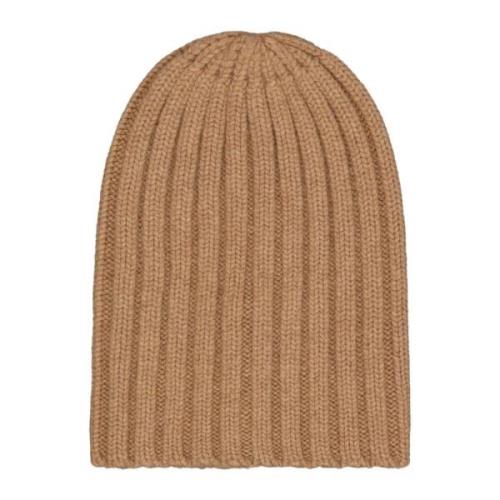 Alpakka Ribbestrikket Beanie Hat