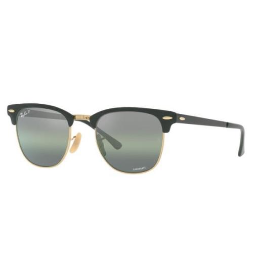 Klassiske Clubmaster Metal Solbriller Polarized