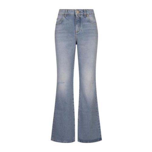 Flare Jeans Blå Denim