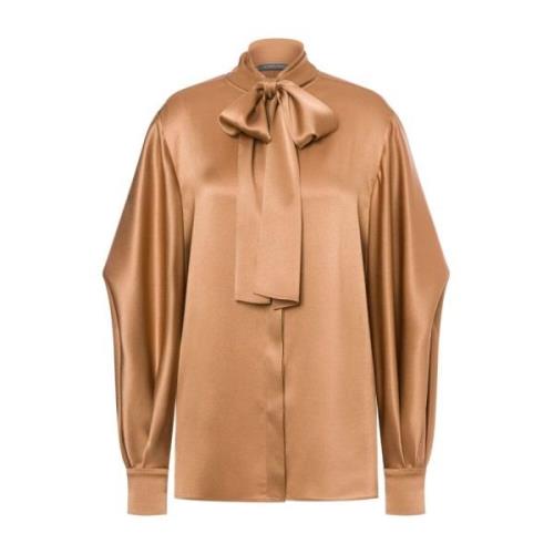 Beige Skjorte Camicia