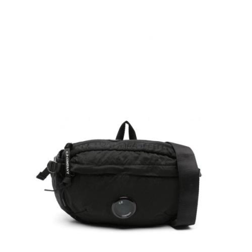 Svart Nylon B Crossbody Veske