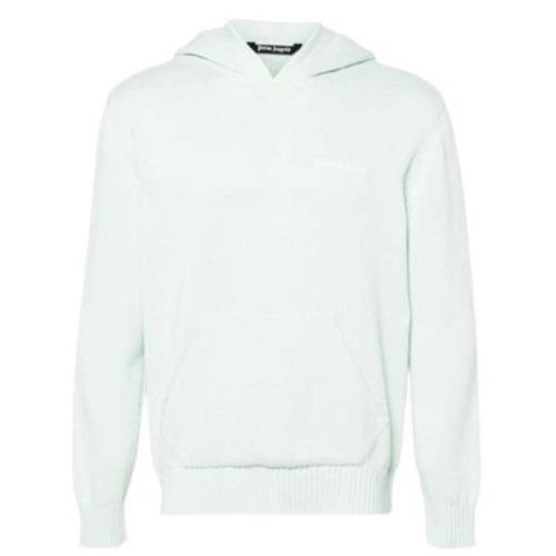 Strikket Mint Bomull Hoodie