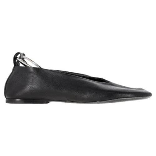 Pre-owned Leather flats