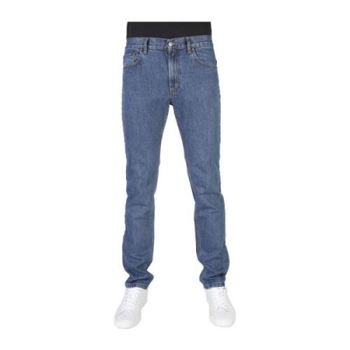 Knappelukking Bomull Jeans 5 Lommer