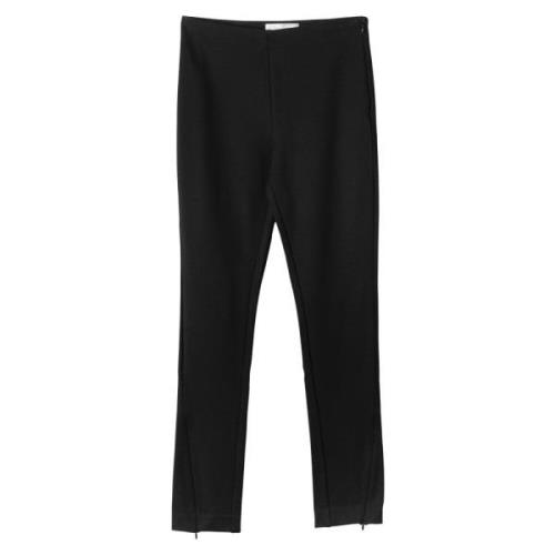 Zip Leggings - Jet Black