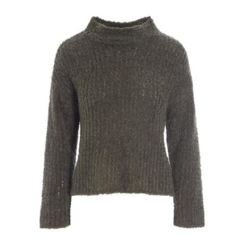 Myk Strikket Turtleneck Bluse Deep Forest