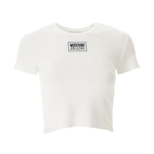 Logo Patch Cropped T-Shirt