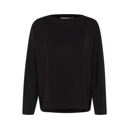 Minimalistisk Crewneck - Svart