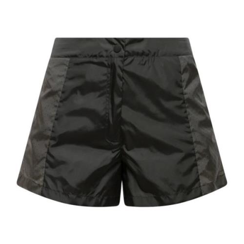 Nylon Shorts med Brodert Logo