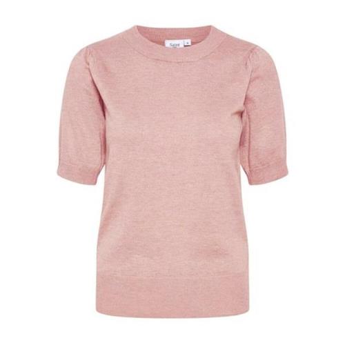 MilaSZ SS Pullover Strik Ash Rose