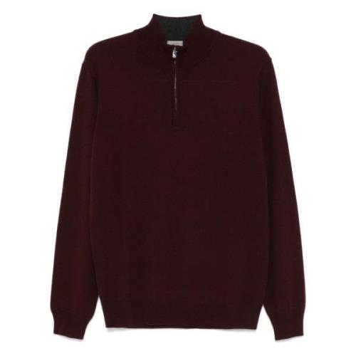 Luksus Ull Cashmere Half-Zip Genser