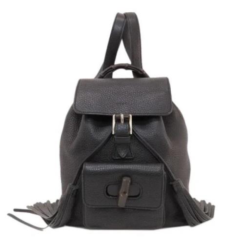 Pre-owned Leather backpacks