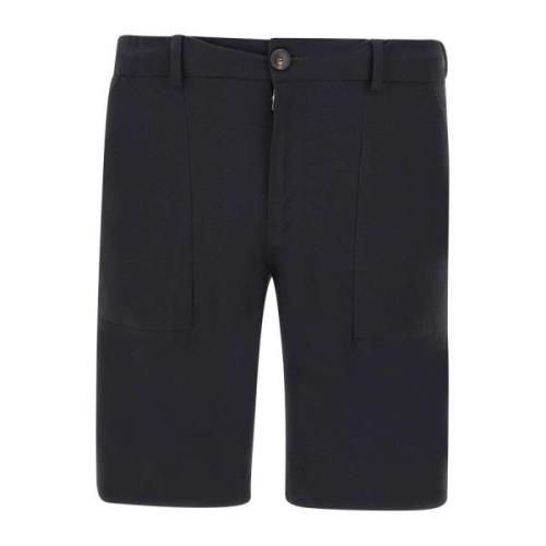 Sort Chino Shorts med Surflex Stoff