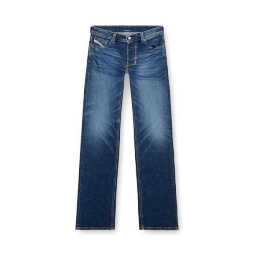 Mørkeblå Straight Leg Jeans