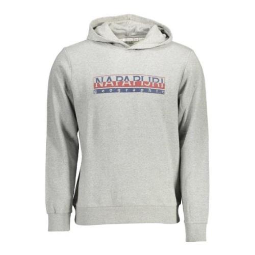 Stilig Grå Hoodie for Menn