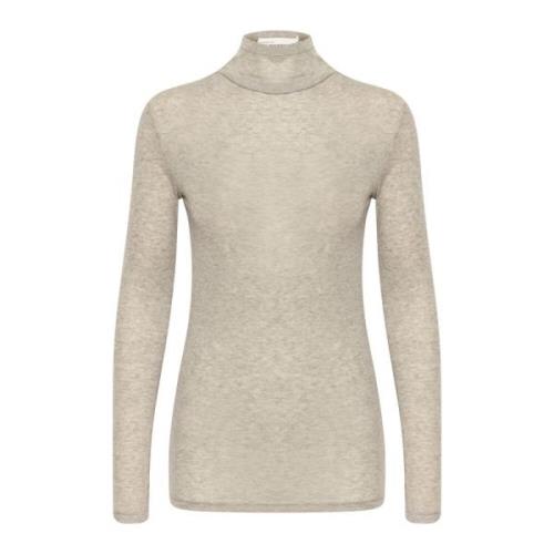 Dollykb Turtleneck Top Opal Gray