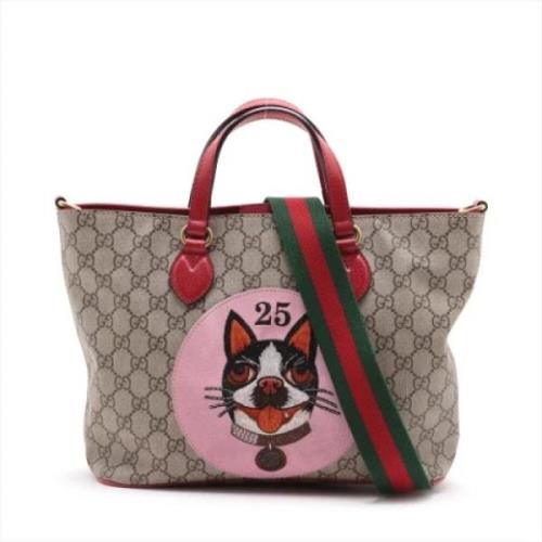 Pre-owned Canvas gucci-bags